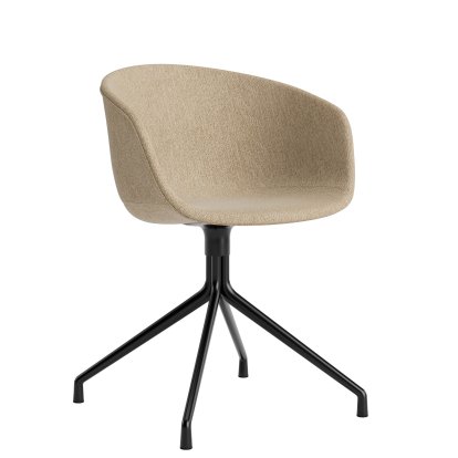 About A Chair AAC 21 Stuhl, Turf Sand, Aluminium schwarz pulverbeschichtet