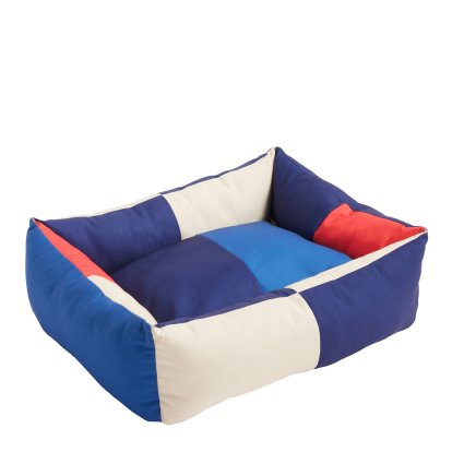 Hundebett, H 26 x B 78 x T 65 cm, Red / blue