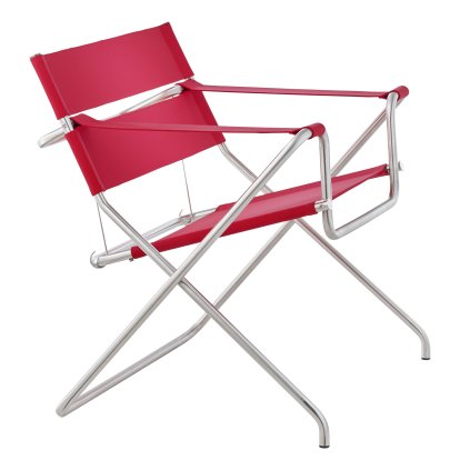 D4 Loungestuhl, Kavallerietuch, rot