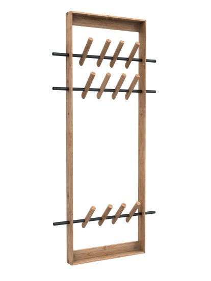 Coat Frame, Bambus natur / schwarz