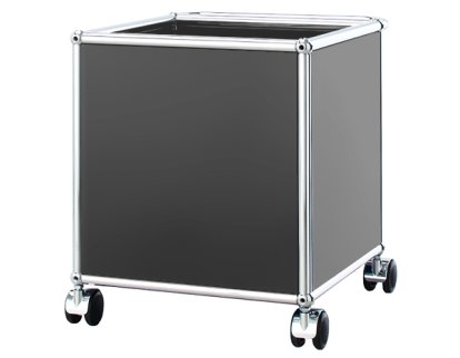 USM Haller Kinder Rollcontainer, Anthrazitgrau RAL 7016, H 43 x B 38 x T 38 cm