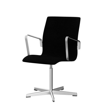 Oxford Bürodrehstuhl, Mit Armlehnen, Niedriger Rücken, Standfuß, Hallingdal 65, 180 - Charcoal