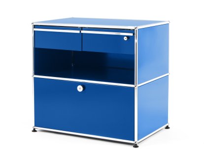 USM Haller Techniksideboard M, Enzianblau RAL 5010