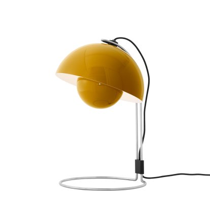 Flowerpot VP4 Tischleuchte, Mustard