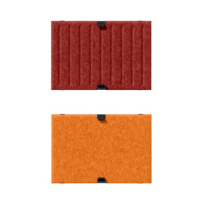 USM Soft Panel Duo für USM Haller Regale, 50 cm x 35 cm, Rot / Orange