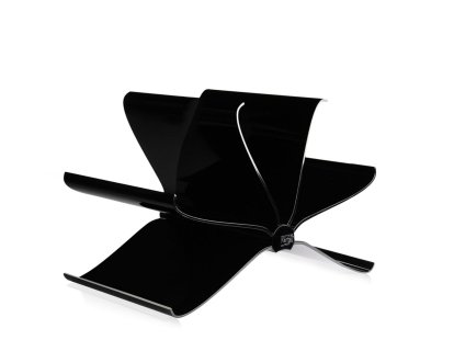 Front Page Zeitungsständer, Undurchsichtig schwarz