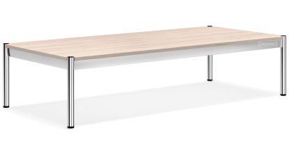 USM Haller Couchtisch, 150 x 75 cm, Holz, Eiche geölt weiß
