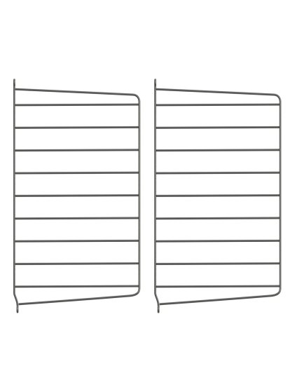String System Wandleiter, 2er Set, 50 x 30 cm, Dunkelgrau