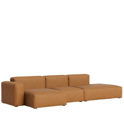 Mags Soft Sofa Kombination 4, Armlehne links, Leder Sense - cognac