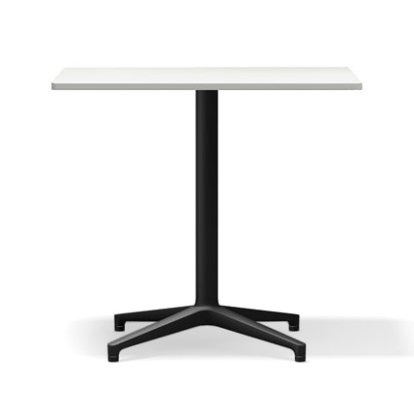 Bistro Table Indoor, Rechteckig (640x796 mm), Melamin direktbeschichtet weiß