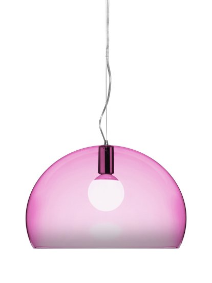 FL/Y Pendelleuchte, Transparent, Pink