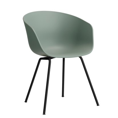 About A Chair AAC 26 Armlehnstuhl, Fall green 2.0, Stahl pulverbeschichtet schwarz