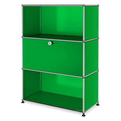USM Haller Highboard M mit 1 Klappe, USM grün