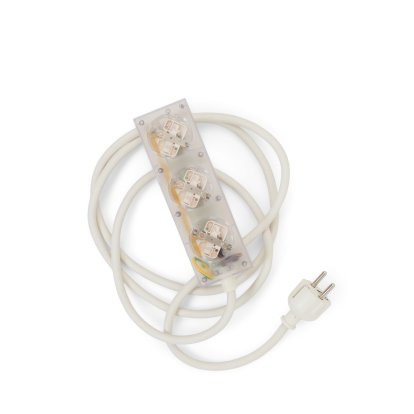 Power Bar / Power Beam Steckdosenleiste, 3 Steckdosen, Ghost, 5 m