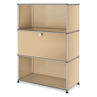 USM Haller Highboard M mit 1 Klappe, USM beige
