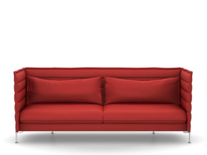 Alcove Sofa, Dreisitzer (H94 x B237 x T84 cm), Credo, Red chilli