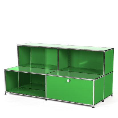 USM Haller Kinder Sideboard M mit Stufen, USM grün