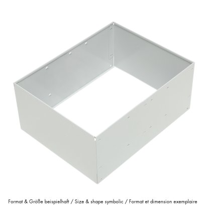 USM Einlegerahmen für USM Haller Ausziehtür, 75 x 35 x 35, Lichtgrau RAL 7035