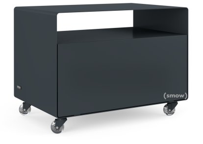 Rollwagen R 107, Einfarbig, Anthrazitgrau (RAL 7016), Transparentrollen