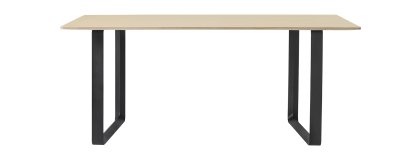 70/70 Tisch, L 170 x B 85 cm, Eiche, Schwarz