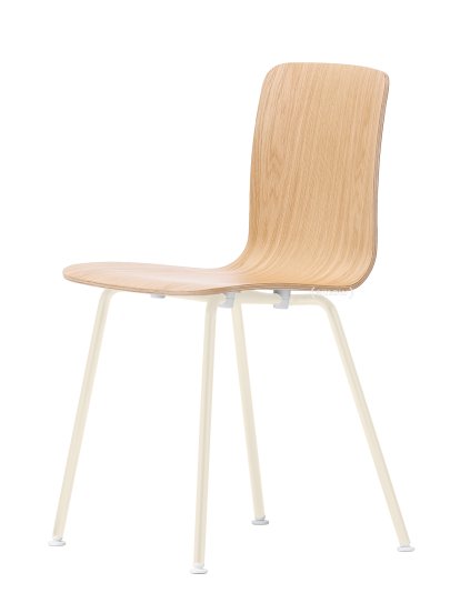 HAL Ply Tube, Eiche hell, Pulverbeschichtet elfenbein, Ohne Sitzüberzug