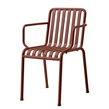 Palissade Stuhl, Iron red, Mit Armlehnen
