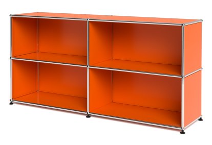 USM Haller Sideboard L offen, Reinorange RAL 2004