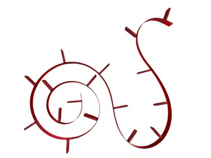 Bookworm Bücherregal, 17, Opal, weinrot