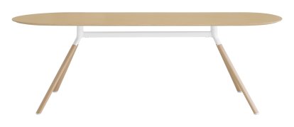 Fork Tisch oval, 200 x 90 cm