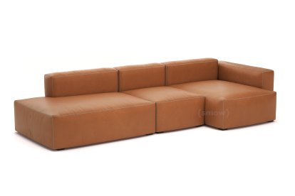 Mags Soft Sofa Kombination 4, Armlehne rechts, Leder Sense - cognac