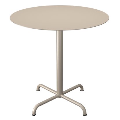 Pico Tisch, Beige, Rund (Ø 74 cm), 4-Stern 