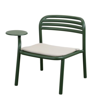 Bliss Loungesessel mit Beistelltisch, Dark green, Sand