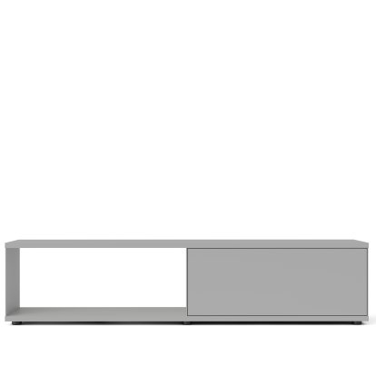 Flow Q Lowboard, 200 cm, 46,1 cm (Klappe), Cool Grey