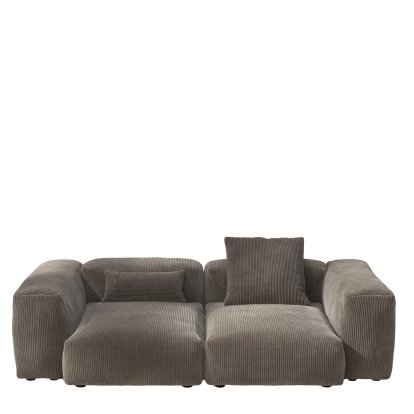 Vetsak Sofa Set 2, M, Cord velours - Mocha, Mit Kissen