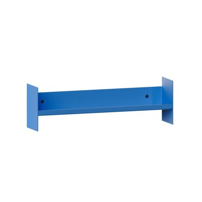 Pli Wandregal Slim, 45 cm, Azurblau, Ohne Haken