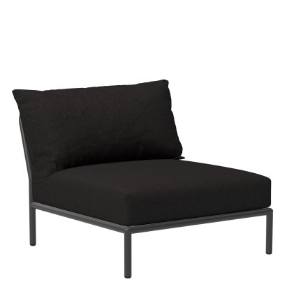 Level 2 Lounge Sessel, Dark grey, Char