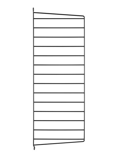 String System Wandleiter, Einzeln, 75 x 30 cm, Schwarz