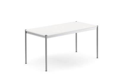 USM Haller Tisch, 150 x 75 cm, MDF (USM Farben), Reinweiß RAL 9010
