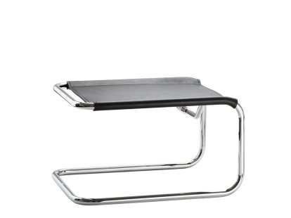 S 35 LH Fußhocker, Kernleder schwarz