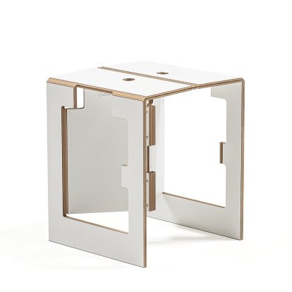 Falter Klapphocker, Snow white