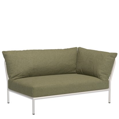 Level 2 Right Corner, Muted White, Leaf