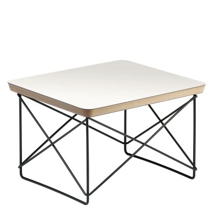 Occasional Table LTR Beistelltisch, HPL, weiß, Pulverbeschichtet basic dark