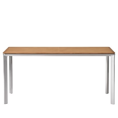 Work 432 Tisch, Eiche hell / Leder camel, Ohne Schublade