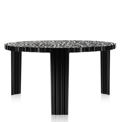 T-Table Beistelltisch, 28 cm, Undurchsichtig, Schwarz