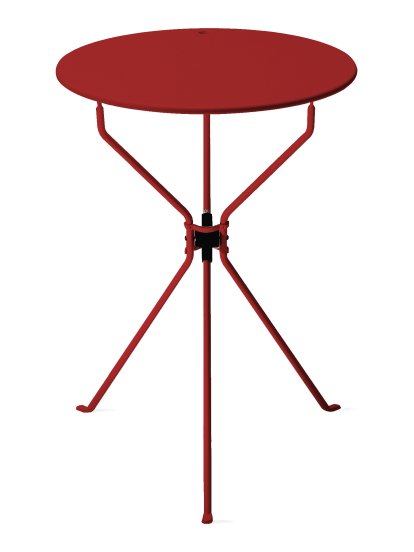 Klapptisch Cumano, Amarantrot