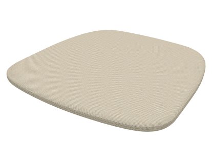 Soft Seats Sitzauflagen, Typ A (B 39,5 x T 38,5 cm), Stoff Hopsak, Warmgrey / elfenbein