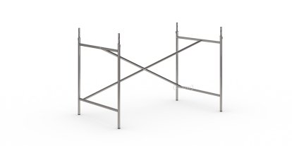 Eiermann 1 Tischgestell , Stahl farblos, versetzt, 110 x 66 cm, Mit Verlängerung (Höhe 72-85 cm)