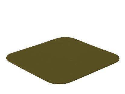 Filzauflage für Componibili, 1, Eckig (abgerundet), 36 x 36 cm, 003 olive dunkel