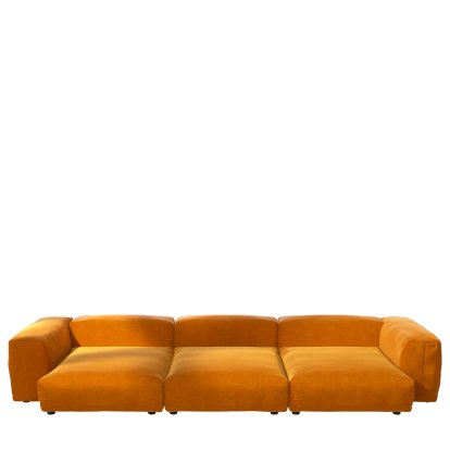 Vetsak Sofa Set 5, Suave - Orange, Ohne Kissen