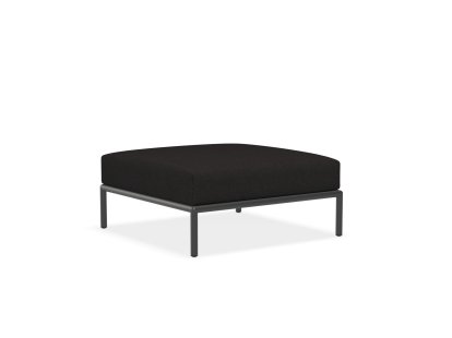 Level 2 Ottoman, Dark grey, Char
